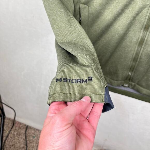 Under Armour Men's Storm bacca Softershell Jacket size large in green - Picture 3 of 9